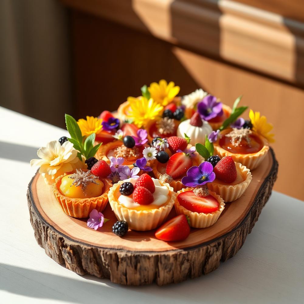 Wildflower dessert table